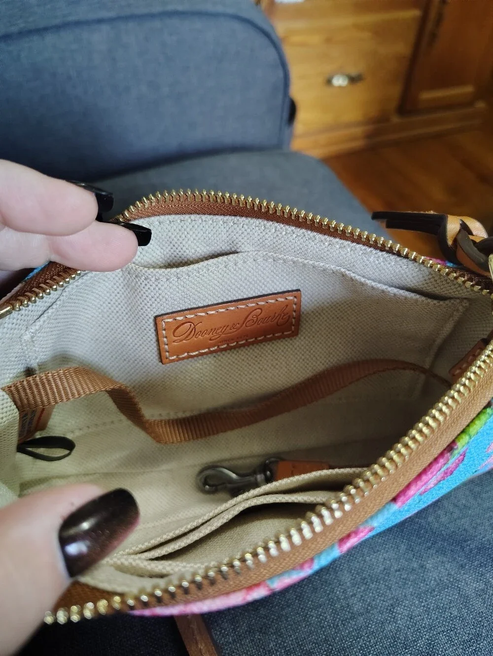 Dooney & Bourke Lexi Crossbody Hydrangea Monogram